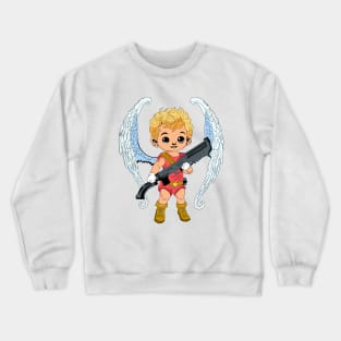 Valentine day , Cupid on dr*gs! Crewneck Sweatshirt